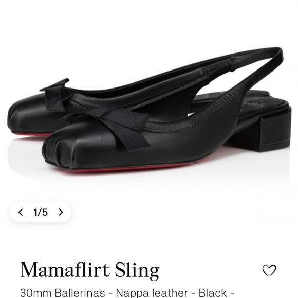 Christian Louboutin Shoes - NWT Christian Louboutin Mamaflirt sling ~ Summer 2024 collection
